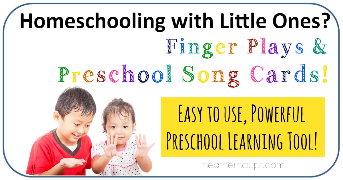 Finger Plays and Preschool Songs - Heather Haupt