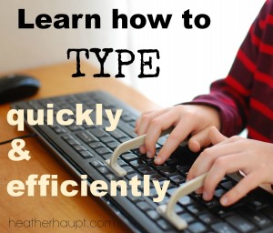 Teaching Typing Skills - Quickly and Efficiently {VLOG} - Heather Haupt